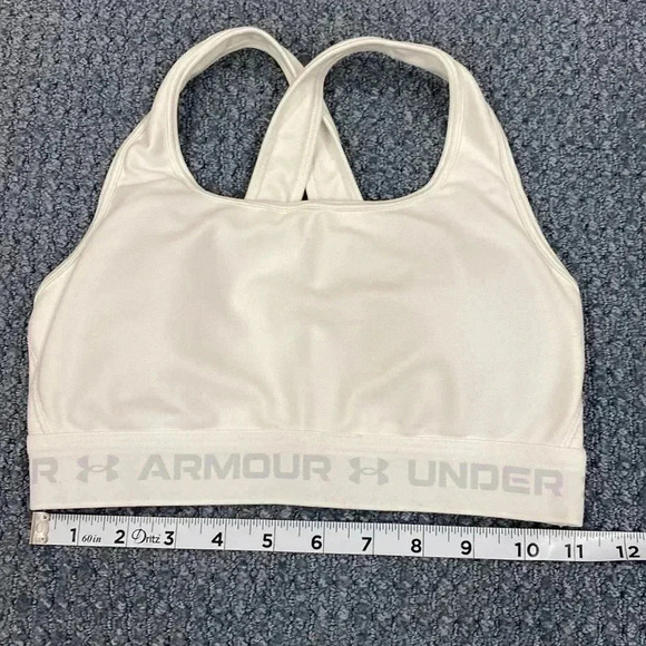 Under Armor Women's Armour® Mid Crossback Sports Bra - Picture 2 of 8